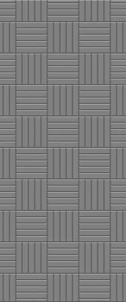 Grey Mosaic Acrylic Shower Wall Panel 2440mm x 1220mm (3mm Thick) - CladdTech