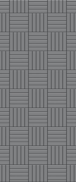 Grey Mosaic Acrylic Shower Wall Panel 2440mm x 1220mm (3mm Thick) - CladdTech