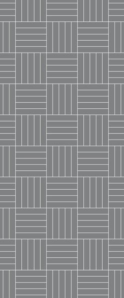 Grey Mosaic Acrylic Shower Wall Panel 2440mm x 1220mm (3mm Thick) - CladdTech