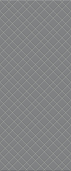 Grey Basket Weave Acrylic Shower Wall Panel 2440mm x 1220mm (3mm Thick) - CladdTech