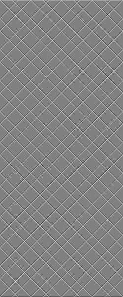 Grey Basket Weave Acrylic Shower Wall Panel 2440mm x 1220mm (3mm Thick) - CladdTech