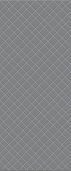 Grey Basket Weave Acrylic Shower Wall Panel 2440mm x 1220mm (3mm Thick) - CladdTech