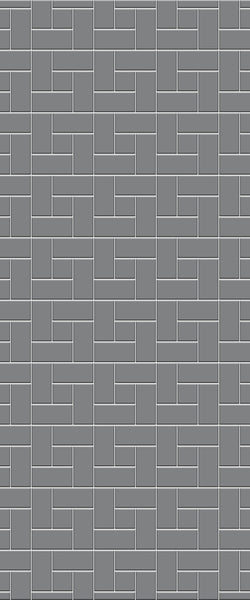 Grey Windmill Acrylic Shower Wall Panel 2440mm x 1220mm (3mm Thick) - CladdTech