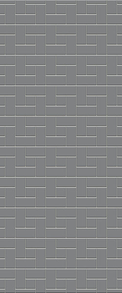 Grey Windmill Acrylic Shower Wall Panel 2440mm x 1220mm (3mm Thick) - CladdTech