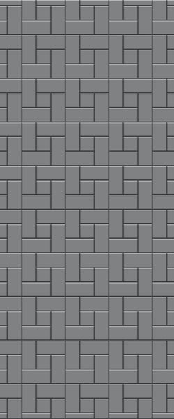 Grey Windmill Acrylic Shower Wall Panel 2440mm x 1220mm (3mm Thick) - CladdTech
