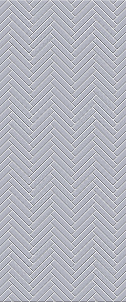 Grey Double Herringbone Tile Acrylic Shower Wall Panel 2440mm x 1220mm (3mm Thick) - CladdTech