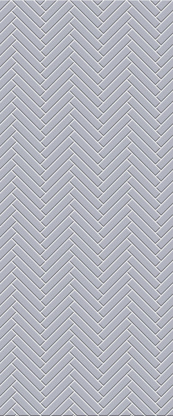 Grey Double Herringbone Tile Acrylic Shower Wall Panel 2440mm x 1220mm (3mm Thick) - CladdTech