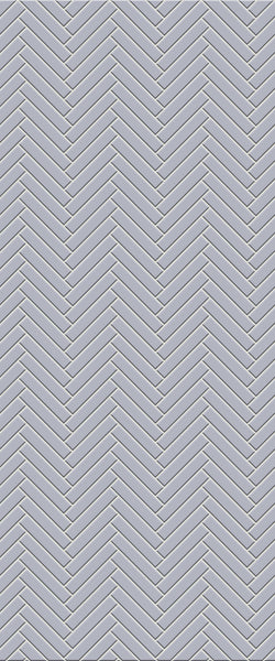 Grey Double Herringbone Tile Acrylic Shower Wall Panel 2440mm x 1220mm (3mm Thick) - CladdTech