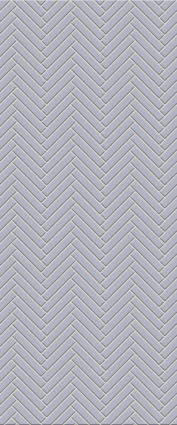 Grey Double Herringbone Tile Acrylic Shower Wall Panel 2440mm x 1220mm (3mm Thick) - CladdTech