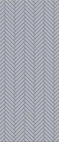 Grey Double Herringbone Tile Acrylic Shower Wall Panel 2440mm x 1220mm (3mm Thick) - CladdTech