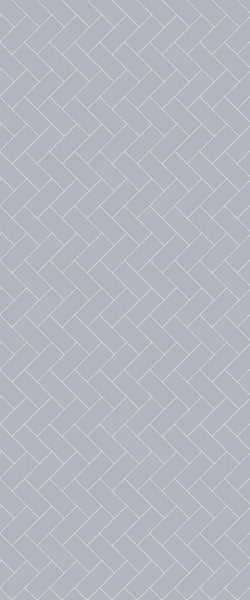 Grey Diagonal Herringbone Tile Acrylic Shower Wall Panel 2440mm x 1220mm (3mm Thick) - CladdTech