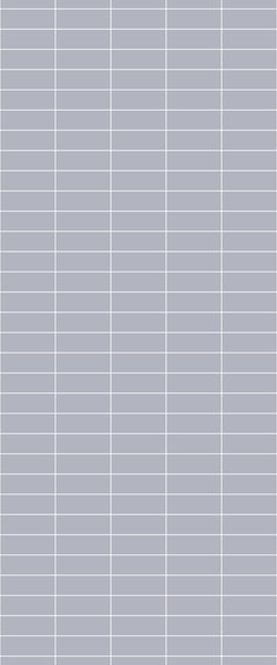 Grey Horizontal Block Acrylic Shower Wall Panel 2440mm x 1220mm (3mm Thick) - CladdTech