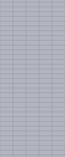 Grey Horizontal Block Acrylic Shower Wall Panel 2440mm x 1220mm (3mm Thick) - CladdTech
