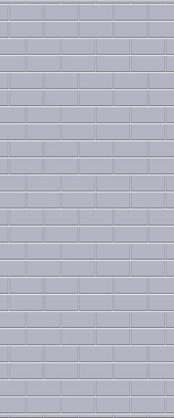 Grey Brickbond Acrylic Shower Wall Panel 2440mm x 1220mm (3mm Thick) - CladdTech