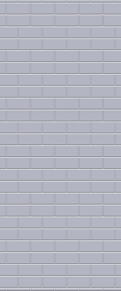 Grey Brickbond Acrylic Shower Wall Panel 2440mm x 1220mm (3mm Thick) - CladdTech
