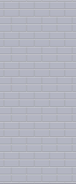 Grey Brickbond Acrylic Shower Wall Panel 2440mm x 1220mm (3mm Thick) - CladdTech