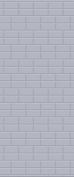Grey Brickbond Acrylic Shower Wall Panel 2440mm x 1220mm (3mm Thick) - CladdTech
