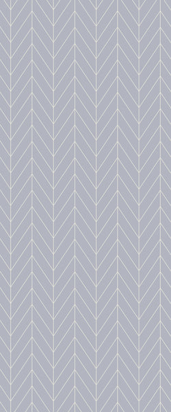 Grey Chevron Acrylic Shower Wall Panel 2440mm x 1220mm (3mm Thick) - CladdTech