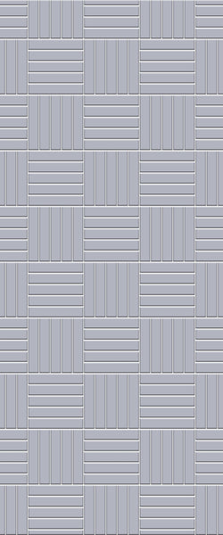 Grey Mosaic Acrylic Shower Wall Panel 2440mm x 1220mm (3mm Thick) - CladdTech