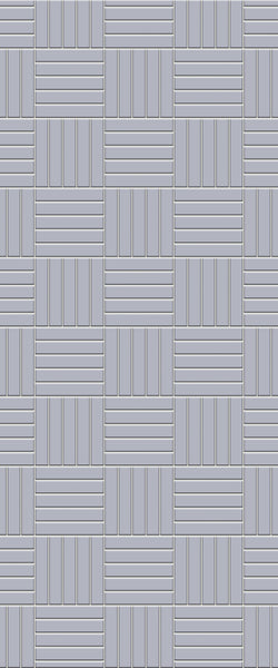 Grey Mosaic Acrylic Shower Wall Panel 2440mm x 1220mm (3mm Thick) - CladdTech