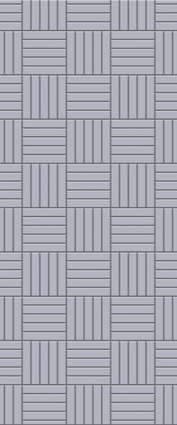 Grey Mosaic Acrylic Shower Wall Panel 2440mm x 1220mm (3mm Thick) - CladdTech