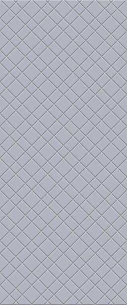 Grey Basket Weave Acrylic Shower Wall Panel 2440mm x 1220mm (3mm Thick) - CladdTech