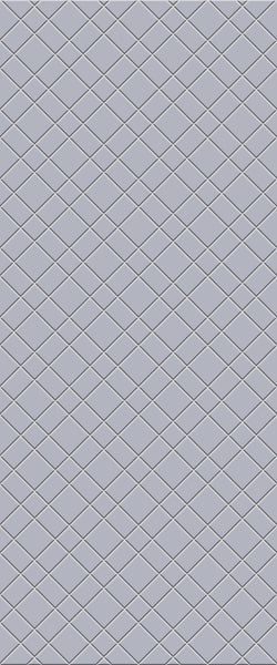 Grey Basket Weave Acrylic Shower Wall Panel 2440mm x 1220mm (3mm Thick) - CladdTech