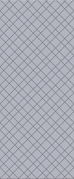 Grey Basket Weave Acrylic Shower Wall Panel 2440mm x 1220mm (3mm Thick) - CladdTech