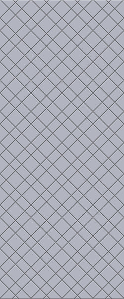 Grey Basket Weave Acrylic Shower Wall Panel 2440mm x 1220mm (3mm Thick) - CladdTech