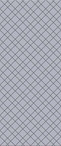 Grey Basket Weave Acrylic Shower Wall Panel 2440mm x 1220mm (3mm Thick) - CladdTech