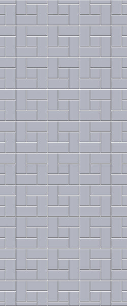 Grey Windmill Acrylic Shower Wall Panel 2440mm x 1220mm (3mm Thick) - CladdTech