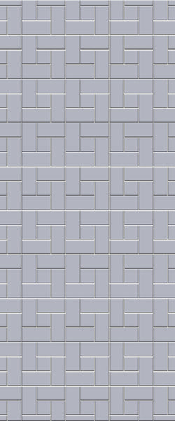 Grey Windmill Acrylic Shower Wall Panel 2440mm x 1220mm (3mm Thick) - CladdTech