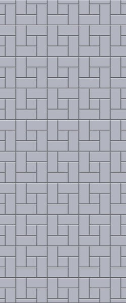 Grey Windmill Acrylic Shower Wall Panel 2440mm x 1220mm (3mm Thick) - CladdTech