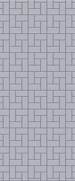 Grey Windmill Acrylic Shower Wall Panel 2440mm x 1220mm (3mm Thick) - CladdTech