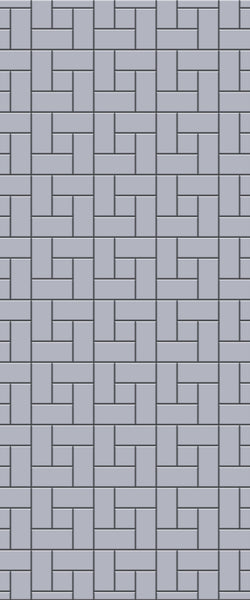 Grey Windmill Acrylic Shower Wall Panel 2440mm x 1220mm (3mm Thick) - CladdTech