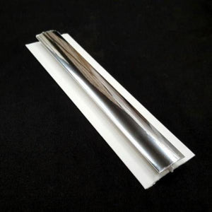 H Trim Chrome Finish 5mm For Cladding Wall Panels 2.6m Long - Claddtech