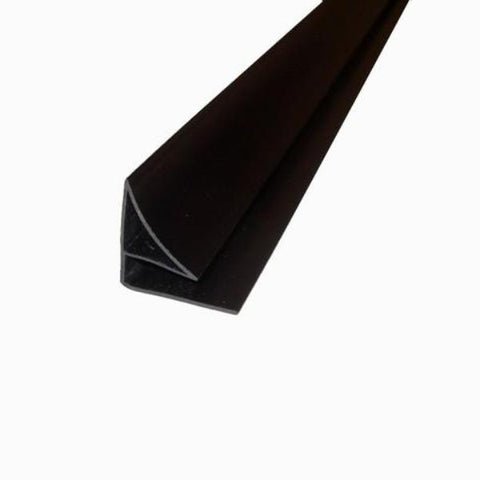 Black Coving Trim For 8mm Wall Ceiling PVC Bathroom Panels 2.6m Long - CladdTech