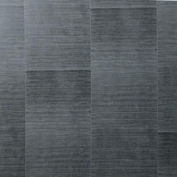 Dark Grey Large Tile 5mm PVC Wall Panels For Walls - Claddtech
