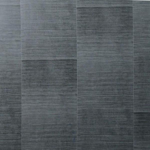 Dark Grey Large Tile 5mm PVC Wall Panels For Walls - Claddtech