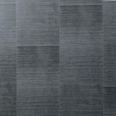 Dark Grey Large Tile 5mm PVC Wall Panels For Walls - Claddtech