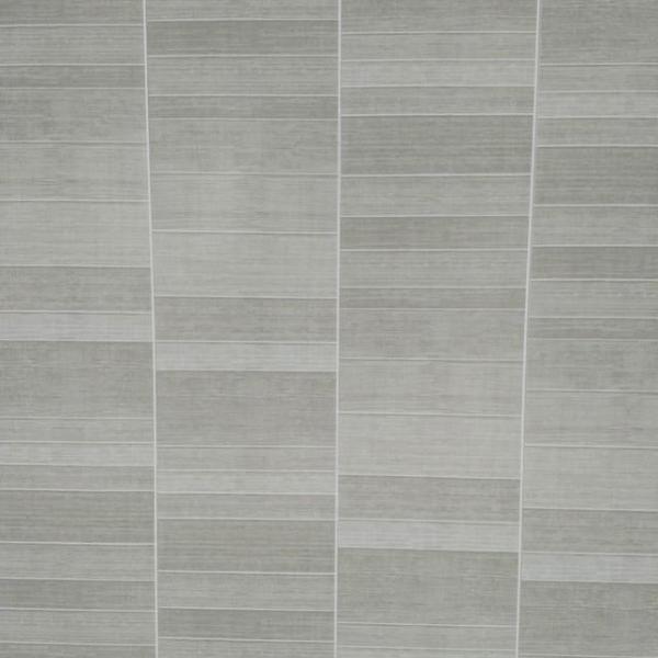 Light Grey Small Tile Effect Bathroom Wall Panels PVC 5mm Thick Cladding 2.6m x 250mm - Claddtech