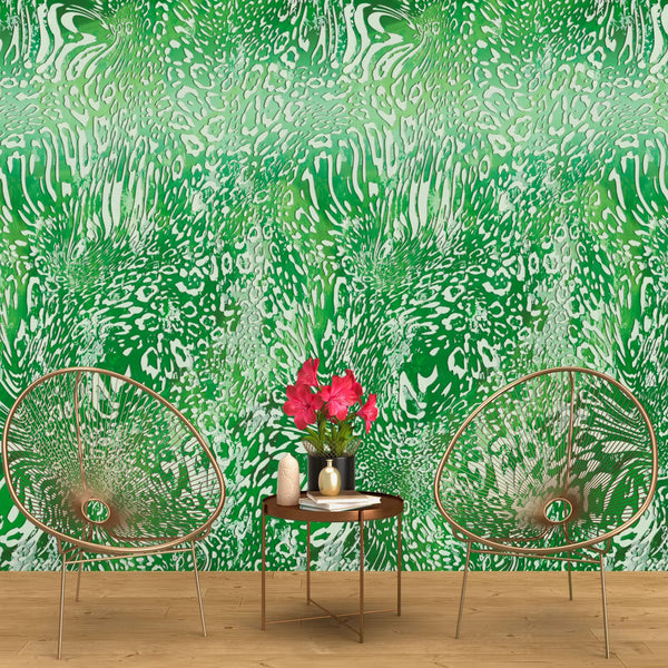 Vibrant Leopard Print Acrylic Shower Wall Panels Home Decor Wall Panels 2440mmm x 1220mm - CladdTech