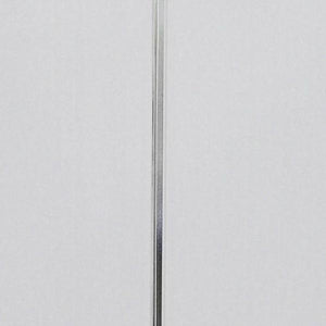 Gloss White & Chrome Bathroom Panels Ceiling Cladding PVC Boards 2.6m Long - Claddtech