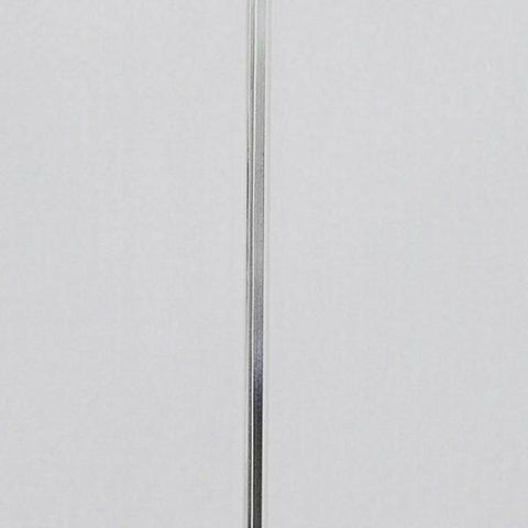 Gloss White & Chrome Bathroom Panels Ceiling Cladding PVC Boards 2.6m Long - Claddtech
