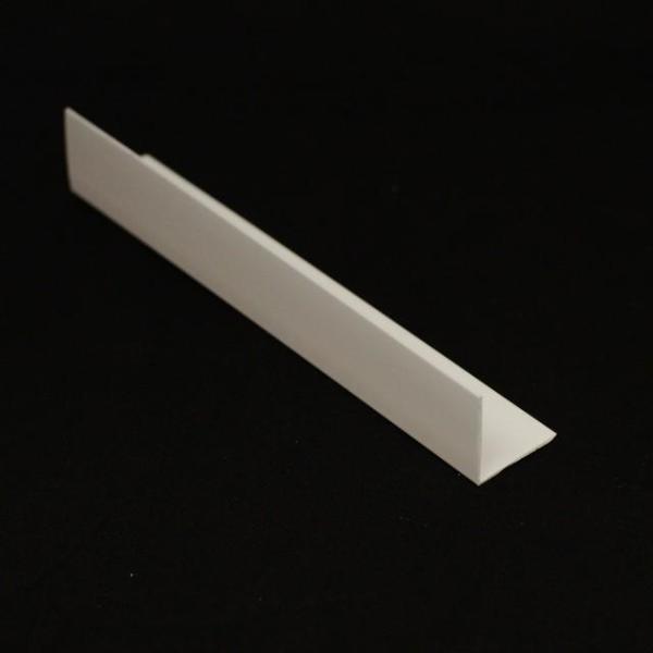White Rigid Angle Corner Trim 25mm x 25mm For 5mm Bathroom Panels - Claddtech