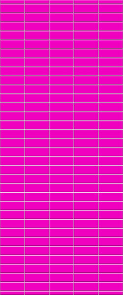 Pink Horizontal Block Tile Acrylic Shower Panel 2440mm x 1220mm ( 3mm Thick) - CladdTech