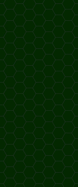 Green Hexagon Tile Acrylic Shower Wall Panel 2440mm x 1220mm (3mm Thick) - CladdTech