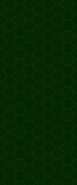 Green Hexagon Tile Acrylic Shower Wall Panel 2440mm x 1220mm (3mm Thick) - CladdTech