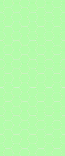 Green Hexagon Tile Acrylic Shower Wall Panel 2440mm x 1220mm (3mm Thick) - CladdTech