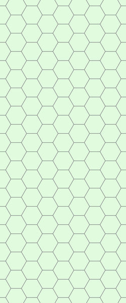 Green Hexagon Tile Acrylic Shower Wall Panel 2440mm x 1220mm (3mm Thick) - CladdTech